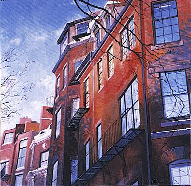 Sunset on Back Bay 6.jpg - Sunset on Back Bay 30"X30" $1,500